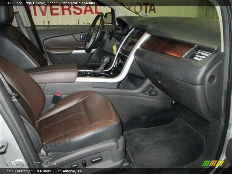 Ingot Silver Metallic / Sienna 2012 Ford Edge Limited