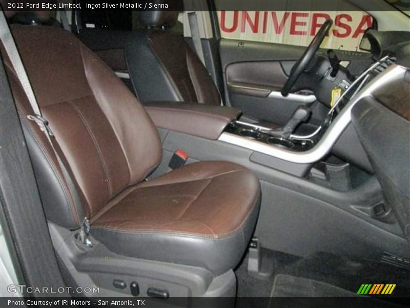 Ingot Silver Metallic / Sienna 2012 Ford Edge Limited