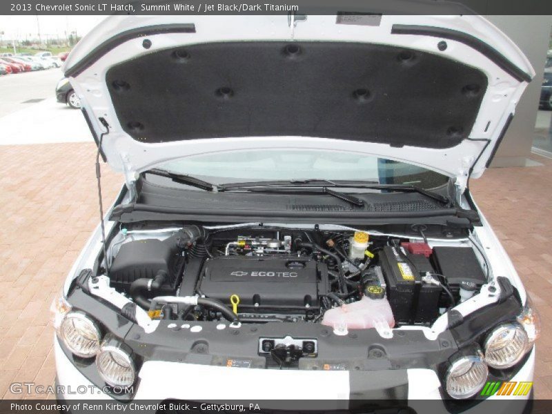 Summit White / Jet Black/Dark Titanium 2013 Chevrolet Sonic LT Hatch