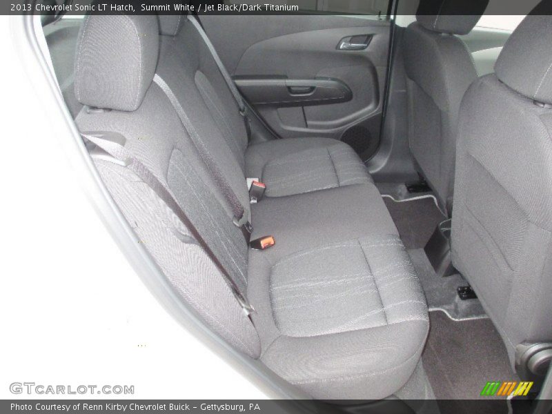 Summit White / Jet Black/Dark Titanium 2013 Chevrolet Sonic LT Hatch