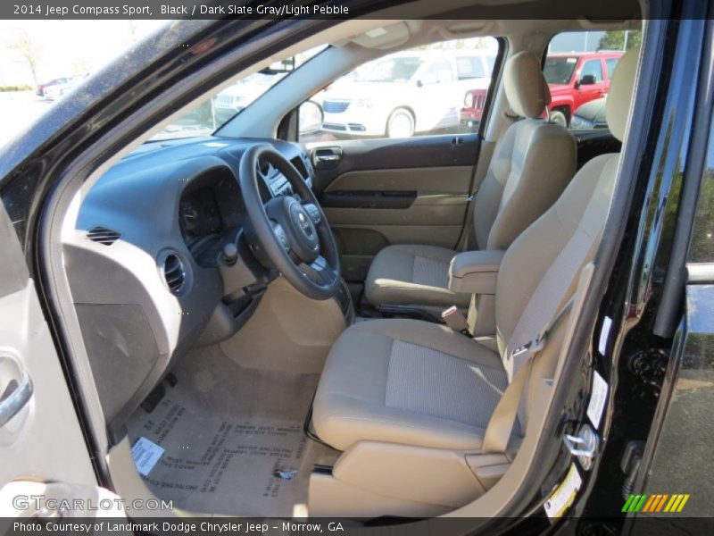 Black / Dark Slate Gray/Light Pebble 2014 Jeep Compass Sport