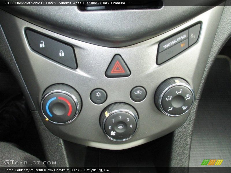 Summit White / Jet Black/Dark Titanium 2013 Chevrolet Sonic LT Hatch