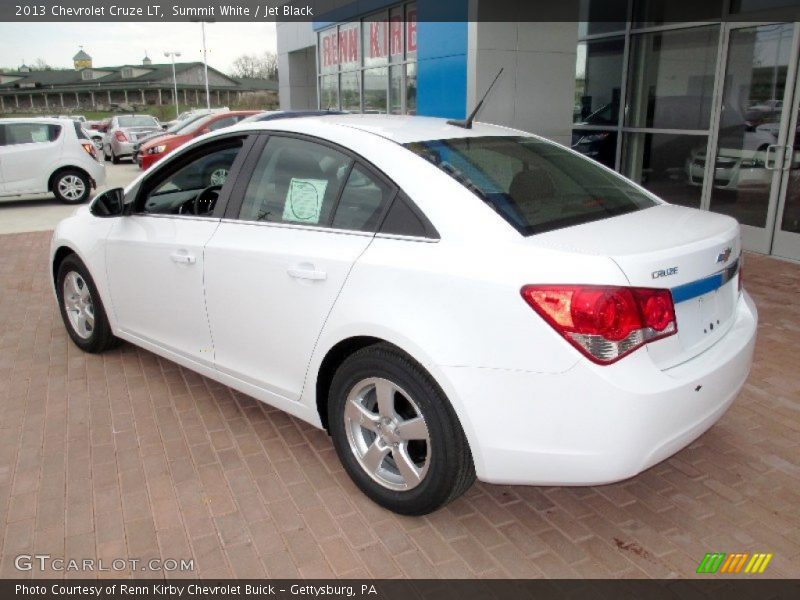 Summit White / Jet Black 2013 Chevrolet Cruze LT