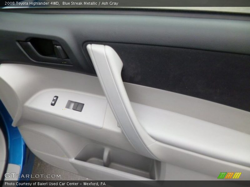 Blue Streak Metallic / Ash Gray 2008 Toyota Highlander 4WD