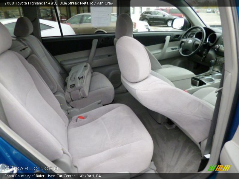 Blue Streak Metallic / Ash Gray 2008 Toyota Highlander 4WD