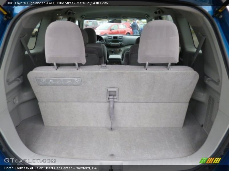 Blue Streak Metallic / Ash Gray 2008 Toyota Highlander 4WD