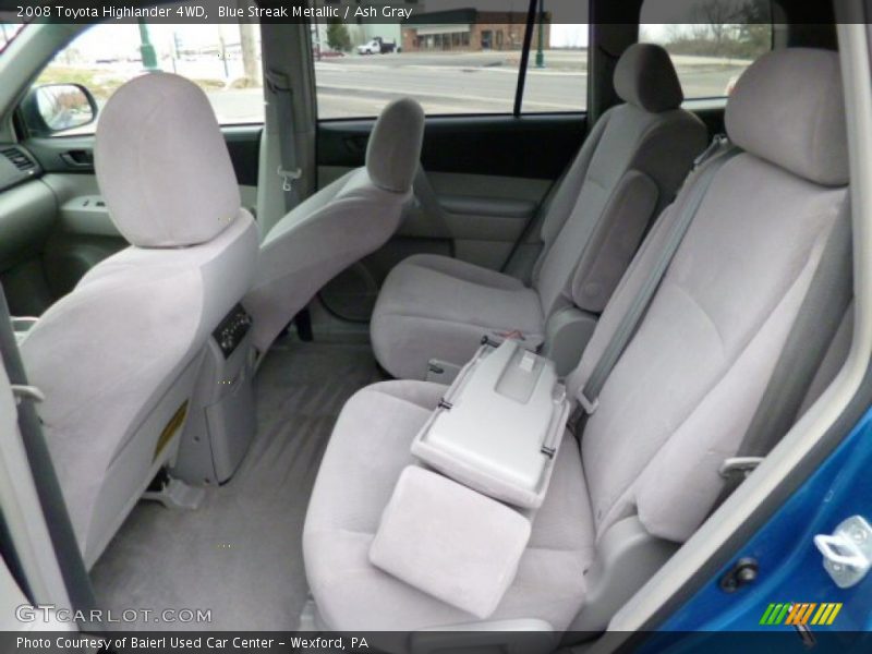 Blue Streak Metallic / Ash Gray 2008 Toyota Highlander 4WD