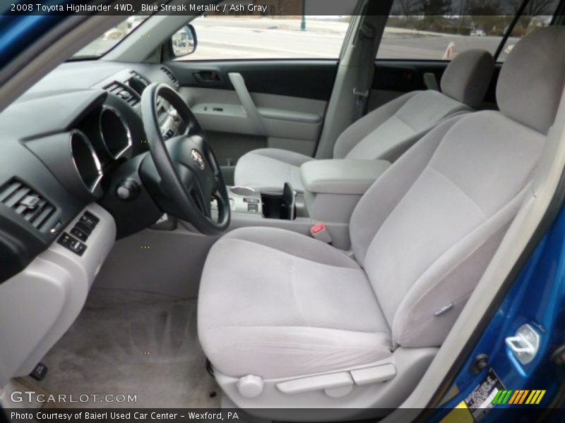  2008 Highlander 4WD Ash Gray Interior