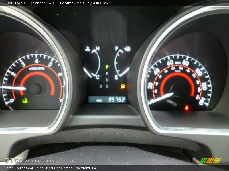 Blue Streak Metallic / Ash Gray 2008 Toyota Highlander 4WD
