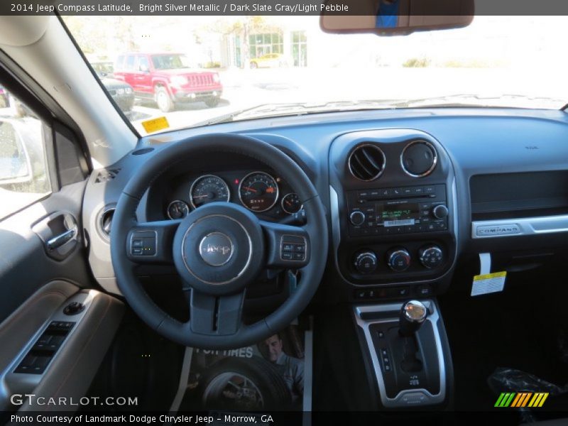 Bright Silver Metallic / Dark Slate Gray/Light Pebble 2014 Jeep Compass Latitude