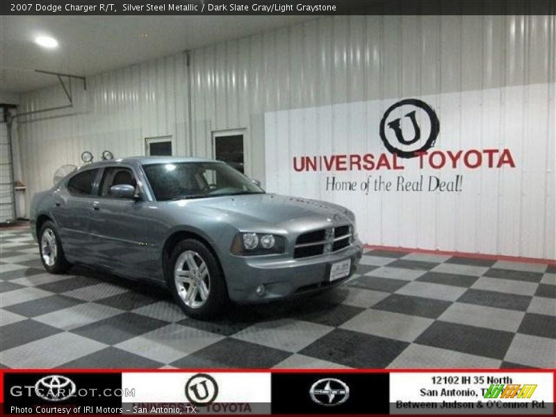 Silver Steel Metallic / Dark Slate Gray/Light Graystone 2007 Dodge Charger R/T