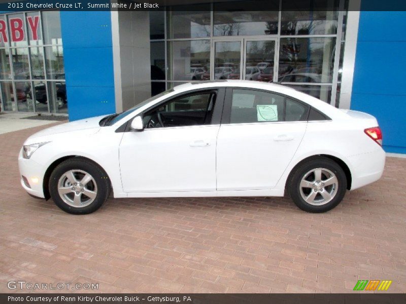 Summit White / Jet Black 2013 Chevrolet Cruze LT