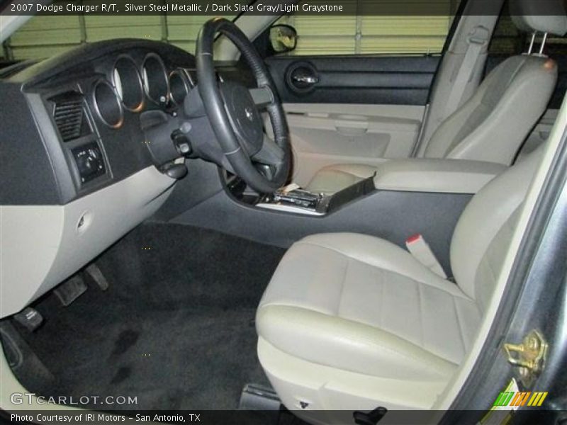 Silver Steel Metallic / Dark Slate Gray/Light Graystone 2007 Dodge Charger R/T