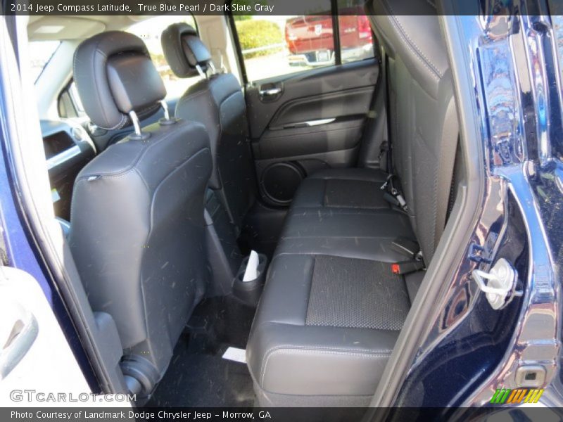 True Blue Pearl / Dark Slate Gray 2014 Jeep Compass Latitude