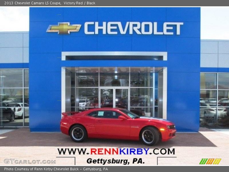 Victory Red / Black 2013 Chevrolet Camaro LS Coupe