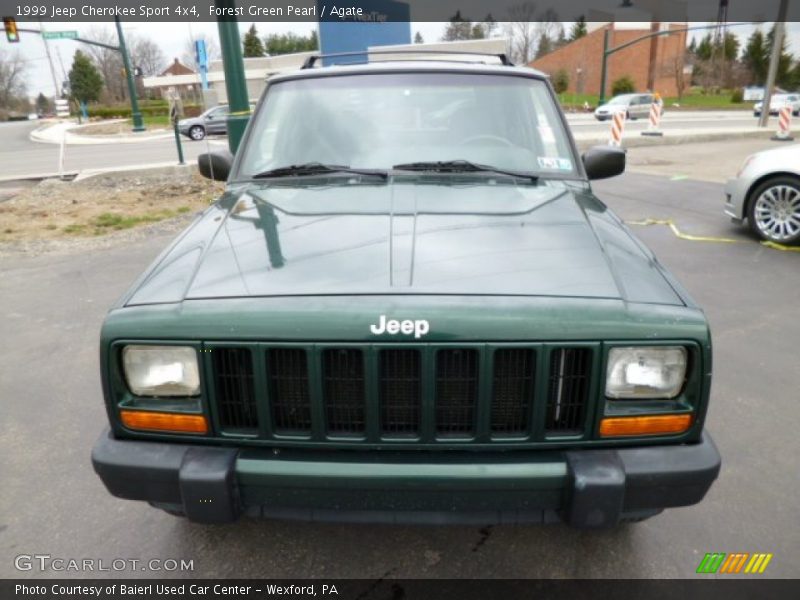 Forest Green Pearl / Agate 1999 Jeep Cherokee Sport 4x4
