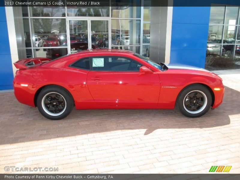 Victory Red / Black 2013 Chevrolet Camaro LS Coupe