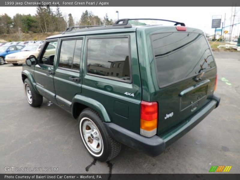 Forest Green Pearl / Agate 1999 Jeep Cherokee Sport 4x4