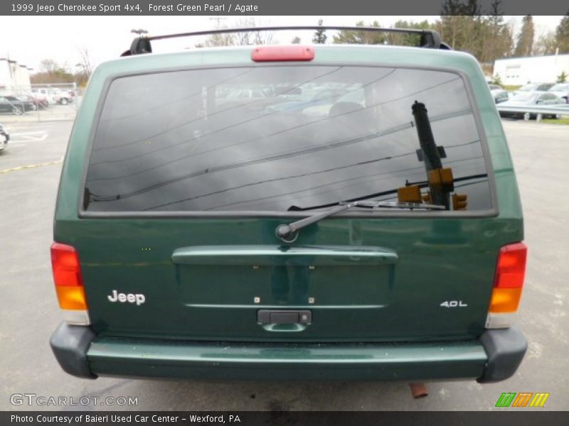 Forest Green Pearl / Agate 1999 Jeep Cherokee Sport 4x4