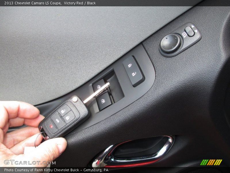 Victory Red / Black 2013 Chevrolet Camaro LS Coupe