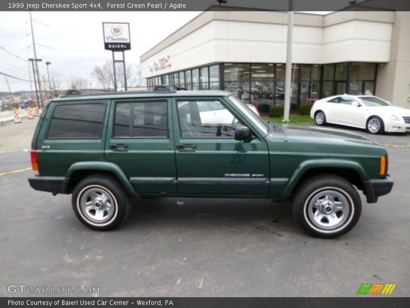 Forest Green Pearl / Agate 1999 Jeep Cherokee Sport 4x4