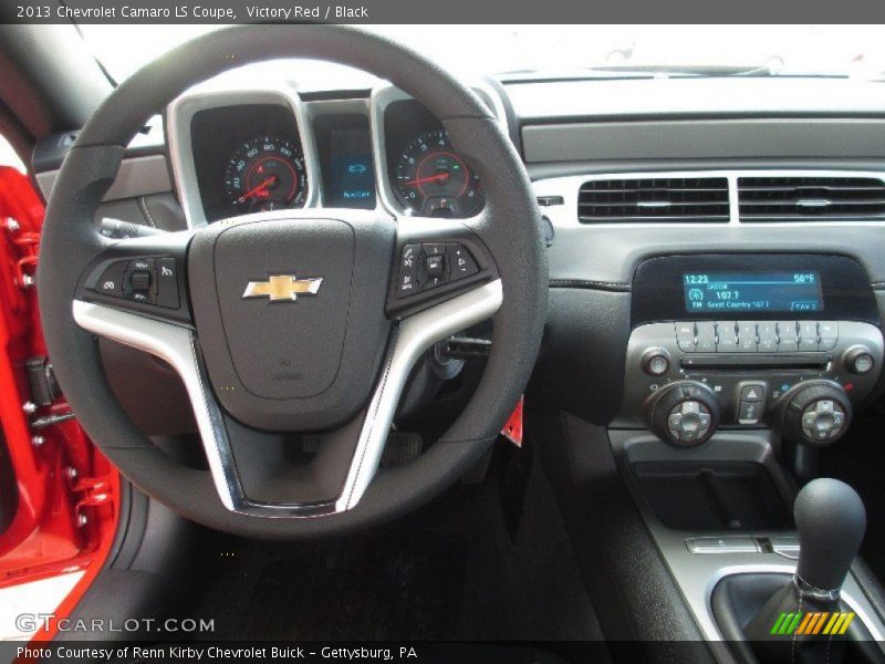 Victory Red / Black 2013 Chevrolet Camaro LS Coupe