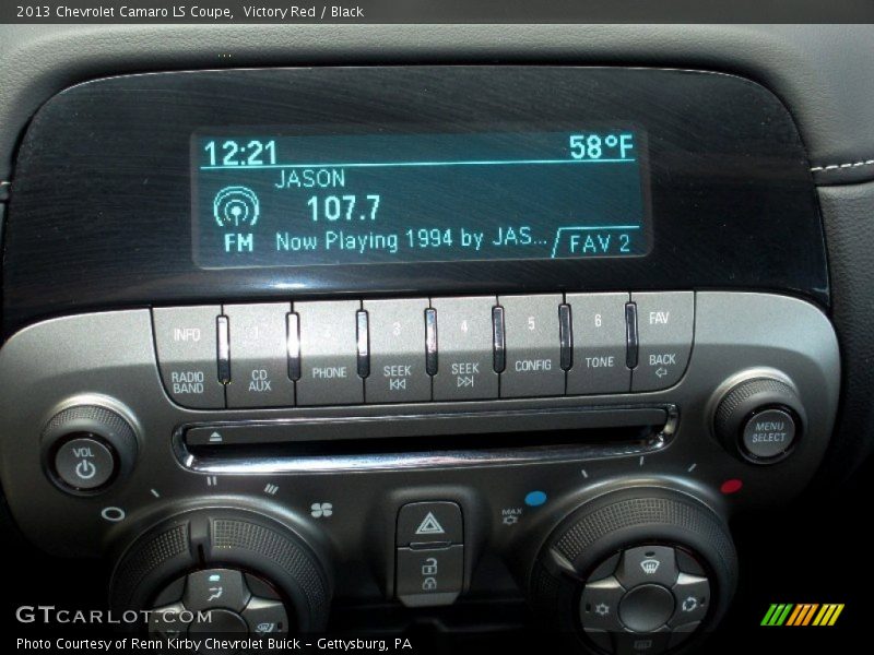 Victory Red / Black 2013 Chevrolet Camaro LS Coupe