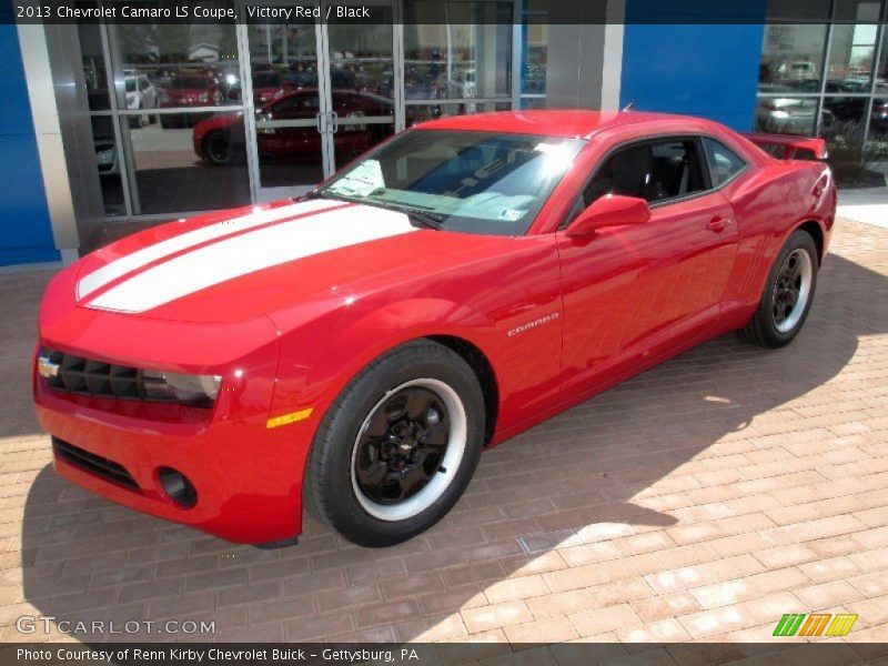Victory Red / Black 2013 Chevrolet Camaro LS Coupe