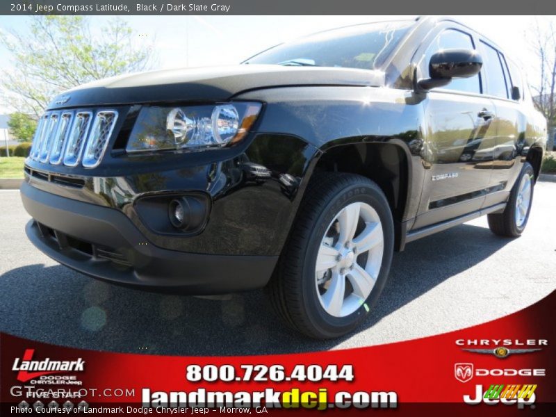 Black / Dark Slate Gray 2014 Jeep Compass Latitude