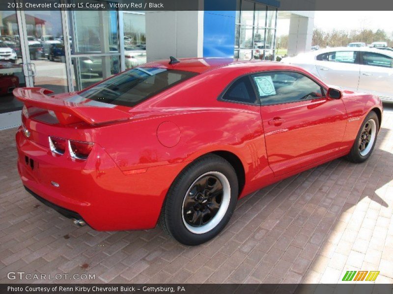 Victory Red / Black 2013 Chevrolet Camaro LS Coupe