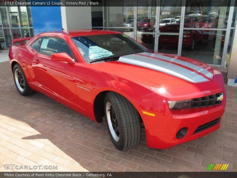 Victory Red / Black 2013 Chevrolet Camaro LS Coupe