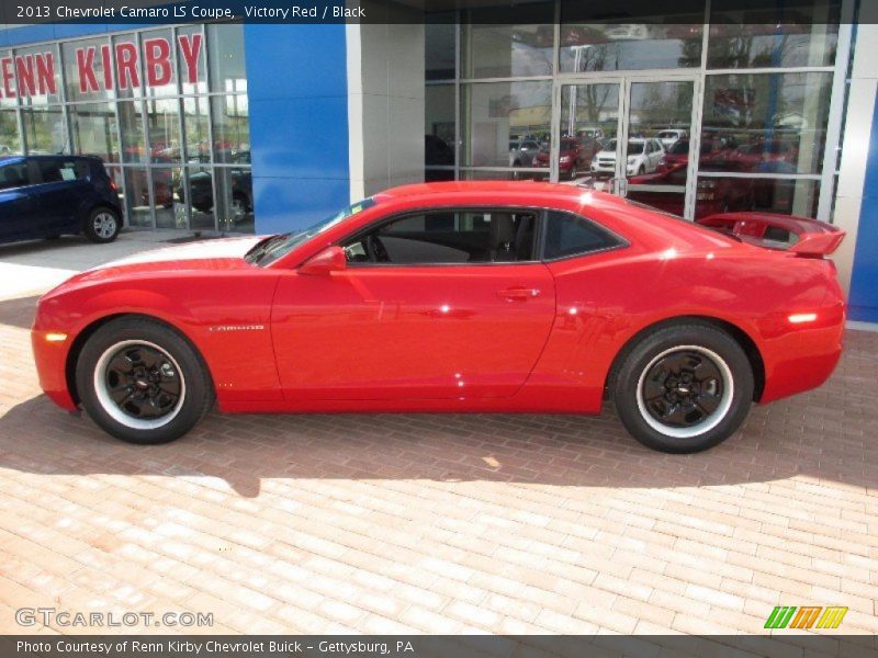 Victory Red / Black 2013 Chevrolet Camaro LS Coupe