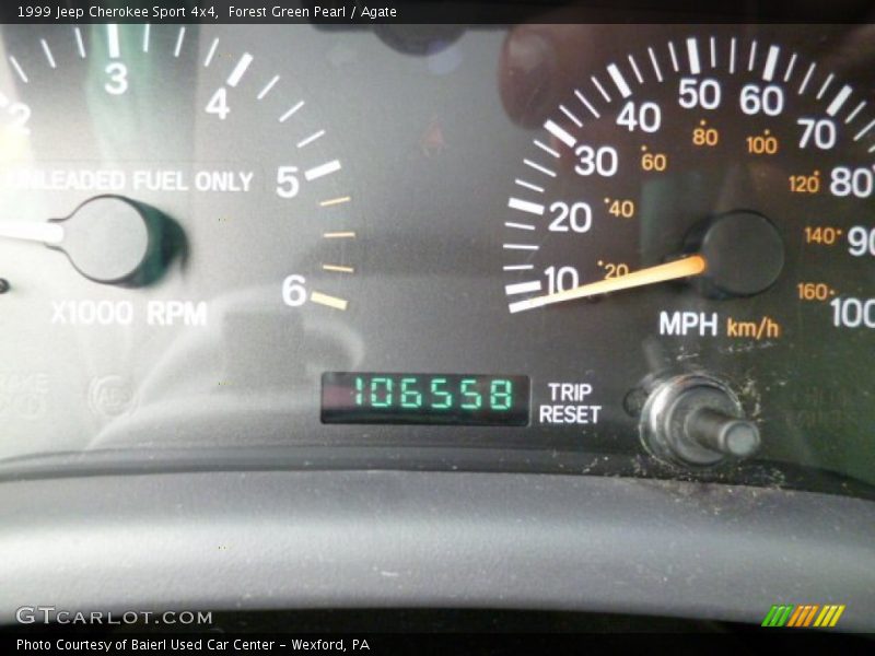 1999 Cherokee Sport 4x4 Sport 4x4 Gauges