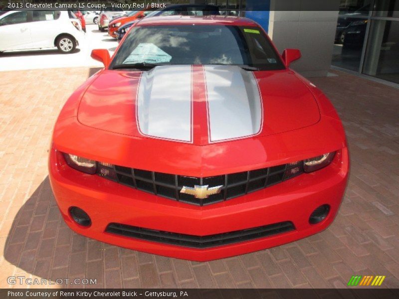 Victory Red / Black 2013 Chevrolet Camaro LS Coupe