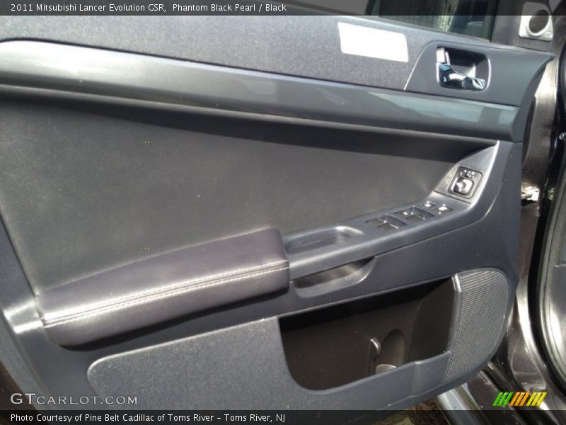 Phantom Black Pearl / Black 2011 Mitsubishi Lancer Evolution GSR