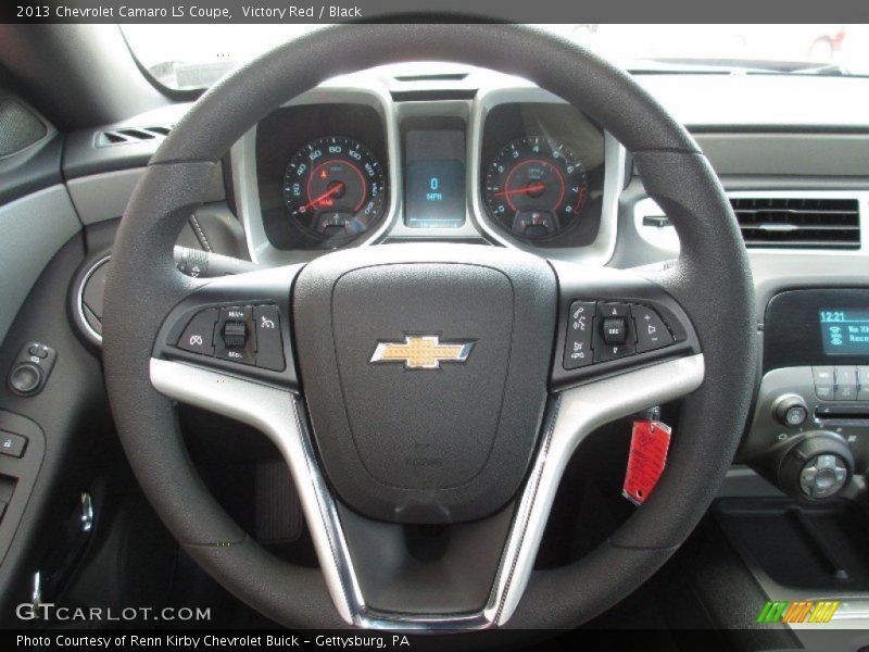 Victory Red / Black 2013 Chevrolet Camaro LS Coupe