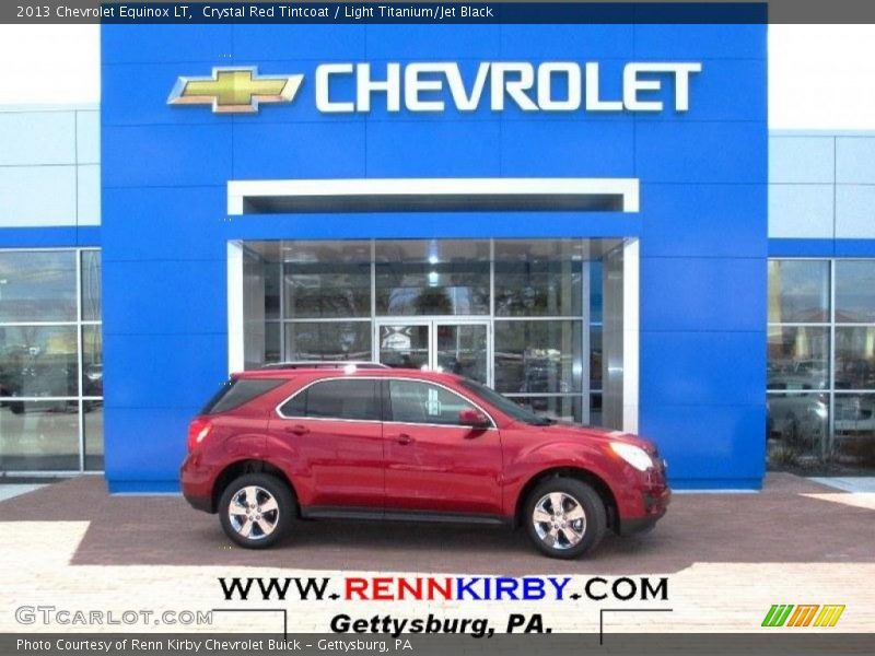 Crystal Red Tintcoat / Light Titanium/Jet Black 2013 Chevrolet Equinox LT