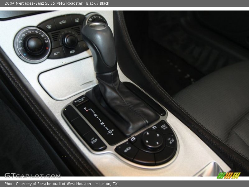 Black / Black 2004 Mercedes-Benz SL 55 AMG Roadster