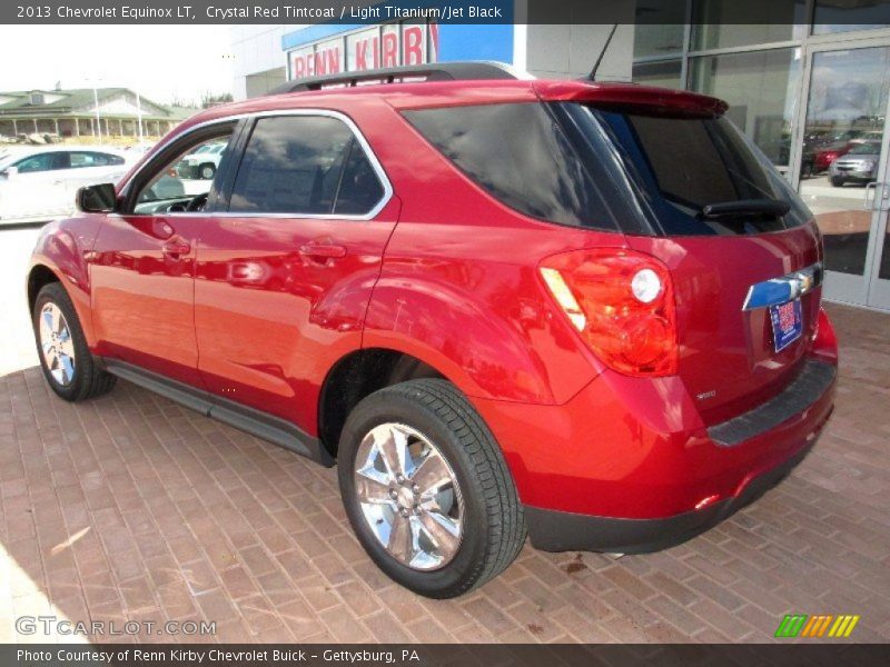 Crystal Red Tintcoat / Light Titanium/Jet Black 2013 Chevrolet Equinox LT