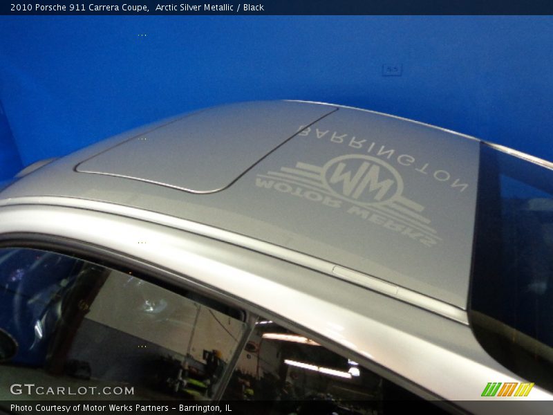 Arctic Silver Metallic / Black 2010 Porsche 911 Carrera Coupe