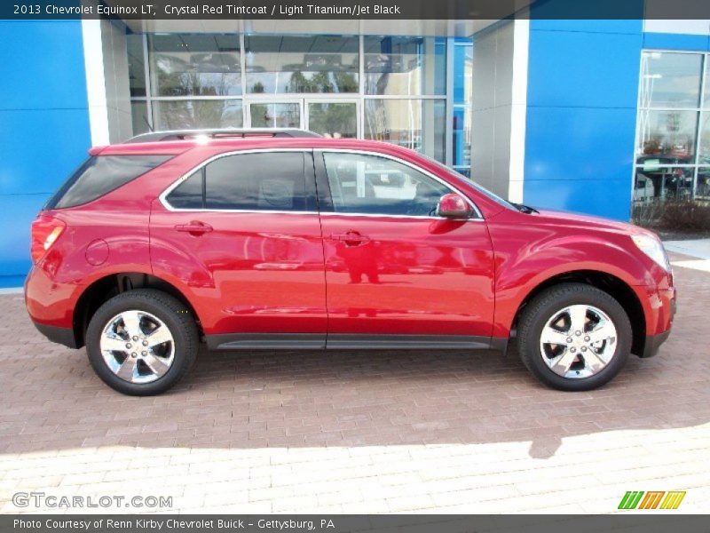 Crystal Red Tintcoat / Light Titanium/Jet Black 2013 Chevrolet Equinox LT