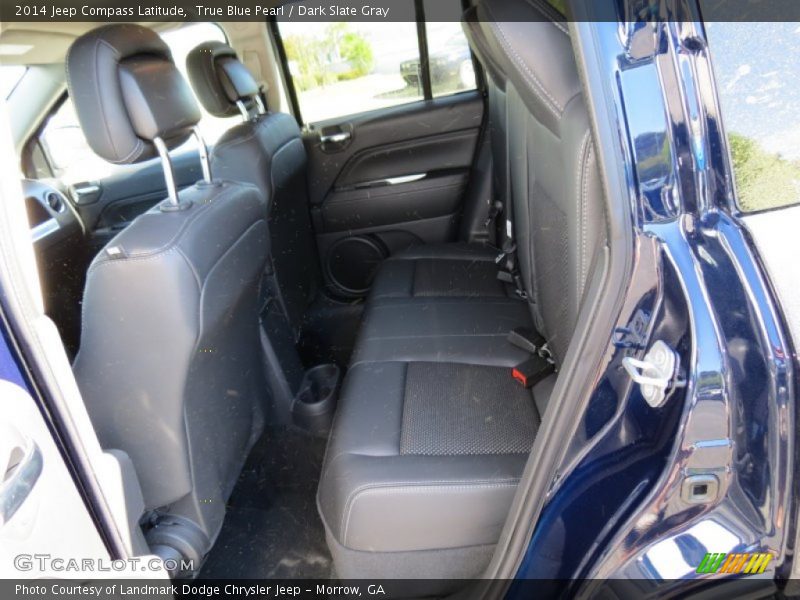 True Blue Pearl / Dark Slate Gray 2014 Jeep Compass Latitude