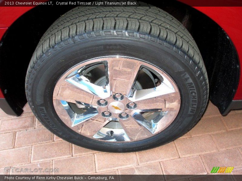 Crystal Red Tintcoat / Light Titanium/Jet Black 2013 Chevrolet Equinox LT