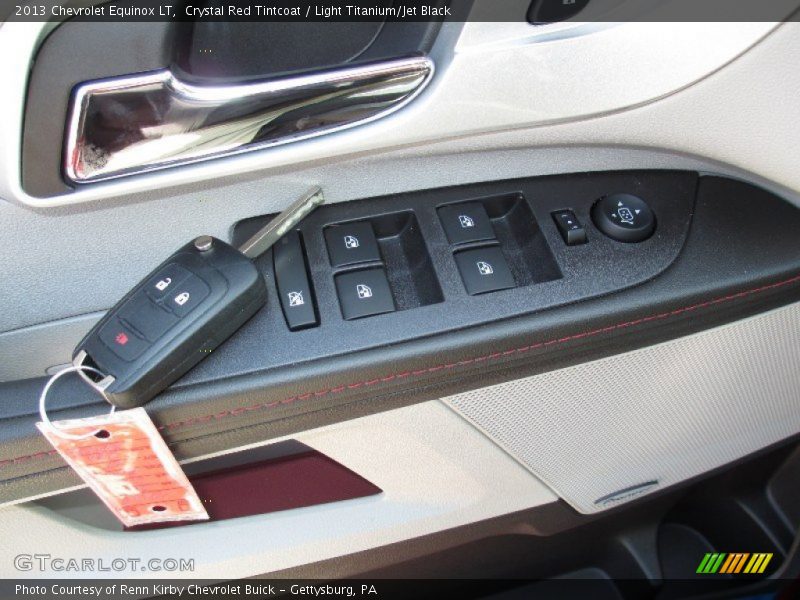 Crystal Red Tintcoat / Light Titanium/Jet Black 2013 Chevrolet Equinox LT
