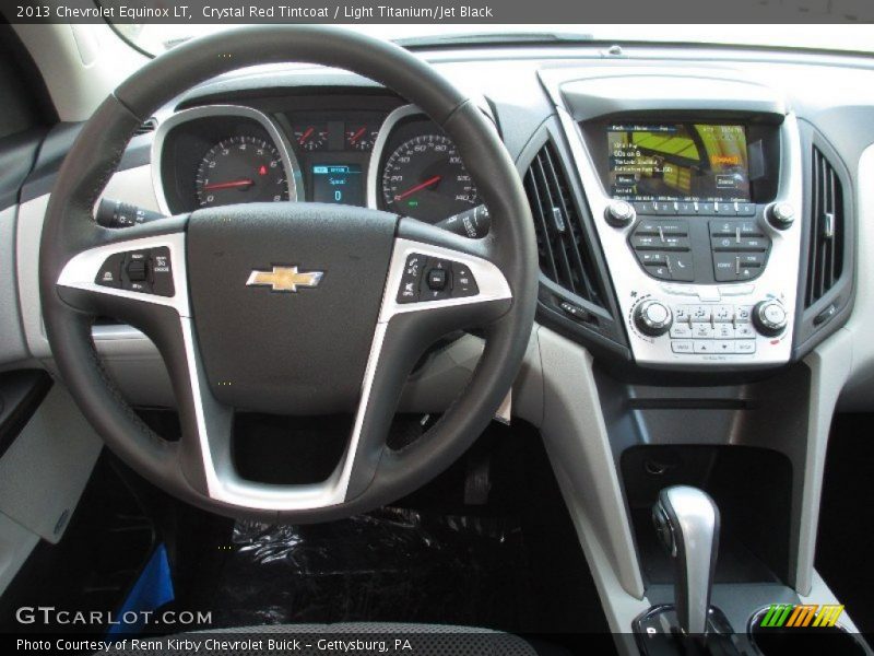 Crystal Red Tintcoat / Light Titanium/Jet Black 2013 Chevrolet Equinox LT