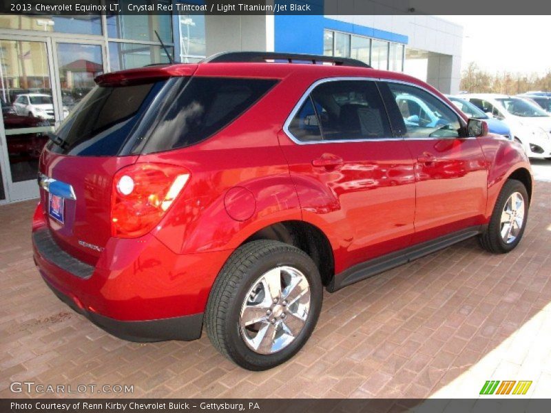 Crystal Red Tintcoat / Light Titanium/Jet Black 2013 Chevrolet Equinox LT