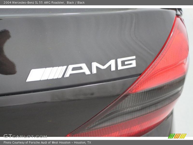 Black / Black 2004 Mercedes-Benz SL 55 AMG Roadster