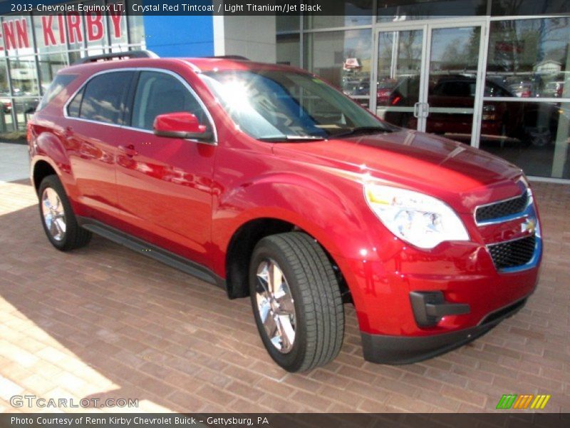 Crystal Red Tintcoat / Light Titanium/Jet Black 2013 Chevrolet Equinox LT