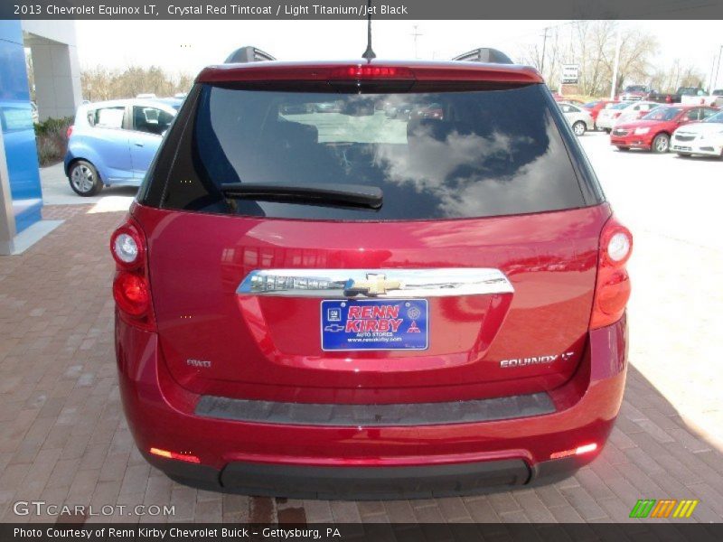 Crystal Red Tintcoat / Light Titanium/Jet Black 2013 Chevrolet Equinox LT