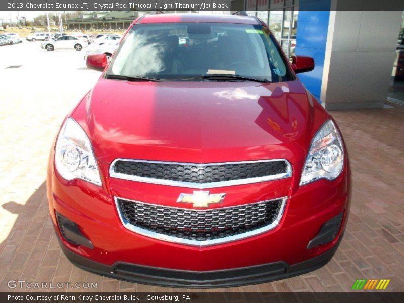 Crystal Red Tintcoat / Light Titanium/Jet Black 2013 Chevrolet Equinox LT